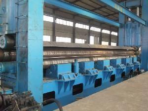 China Diameter 813 mm Oil and Gas Pipe Roll Forming Machine with Hydraulic 3 Rollers Rolling Machine on sale