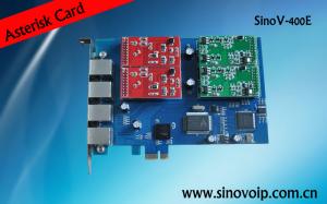 China 4 Port FXS/FXO analog Asterisk PCI-E card on sale