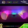 Party LED Furniture/Illuminated Bar Sofa LED Plastic Sofa for sale