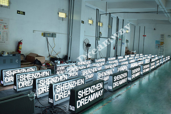 4G / Wifi Control Taxi Top Led Display , Small LED Billboard Advertising Signs For Car