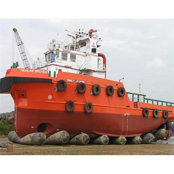 Rubber Slipway Working Pressure 0.05MPa 8 Layers Ship Launching Airbags