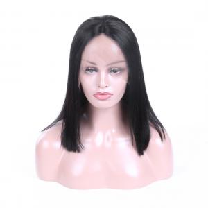 Quality Pure Virgin Hair Lace Wigs / Lace Front Wigs For Black Women Silk Straight for sale