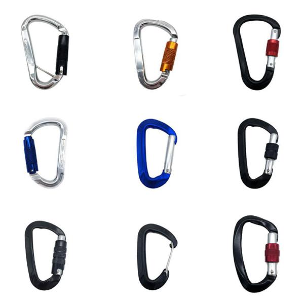 Metal ring zinc alloy spring buckle can be opened bag ring buckle