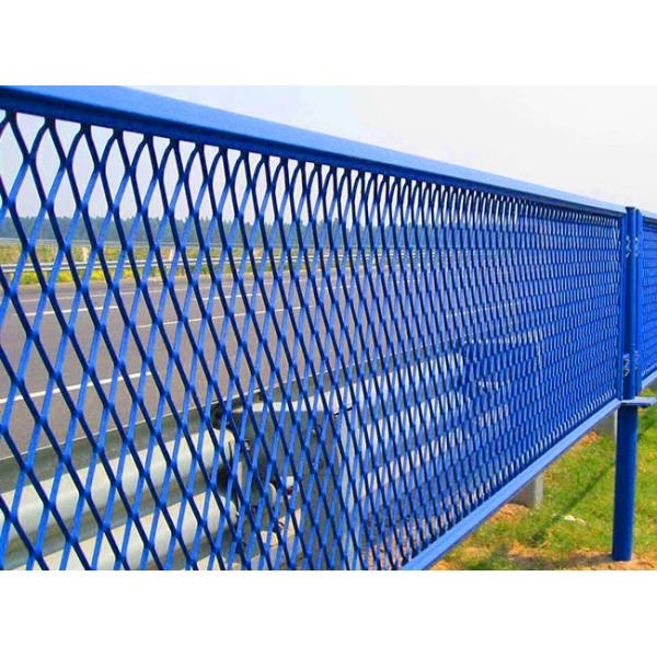 Expanded Metal Security Fence 3-5mm Thick Anti-Climb Diamond Mesh