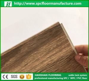 Quality 2017 Top Quality best price Fireproof spc Click flooring luxury vinyl plank floor with Floorscore for sale