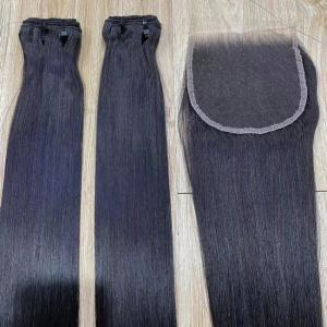 Quality Super Double Drawn Virgin Hair Raw Indian Hair Human Hair Weave Bundles Bone Straight Wholesale Vendors for sale