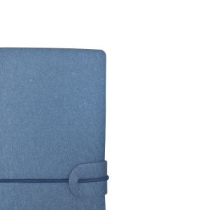 A6 PU Leather Notebook Journal 160pp Eliastic Band CMYK Printed