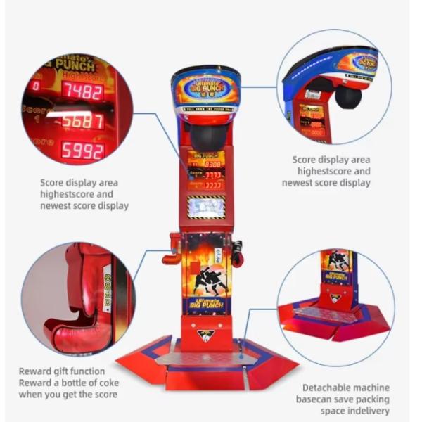 Super Blaster King Coin Operated Boxing Arcade Game Machine Kids Fun Sport Machine