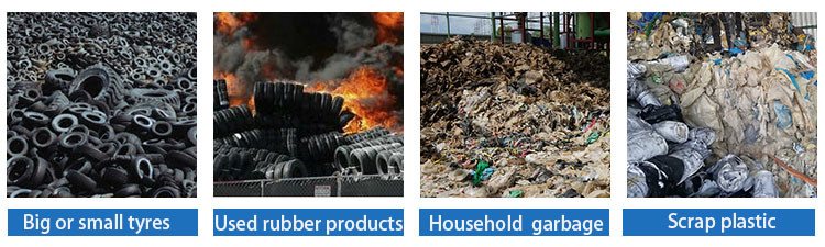 China Manufacturer Waste Plastic/Rubber/Tyre To Fuel Oil Pyrolysis Plant