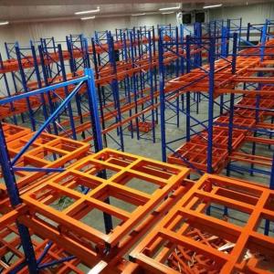 Quality Warehouse Push Back Racking System Customized Pushback Racking System for sale