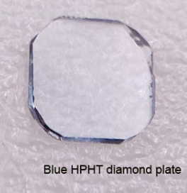 Single Crystal Boron Doped Diamond Substrate Blue Mono CVD HPHT Diamond Plates