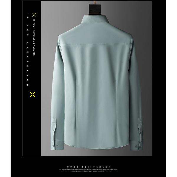 Autumn Custom Tuxedo Men's Shirts 100% Cotton Long Sleeve Formal Shirts for Plus Size