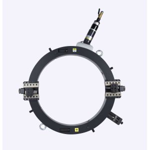 Split Frame Aluminium Pipe Cutting And Beveling Machine Pneumatic Driven