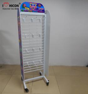 Quality Movable Retail Store Fixtures , Metal Candy Retail Shop Display Shelving for sale