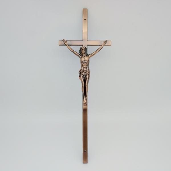 Ref No D018 Bronze color Zamak material cross and crucifix funeral accessories