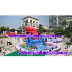 Quality Large Lobster Pool Inflatable Water Parks For Commercial Use for sale