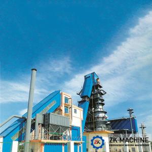 Quality Space Saving Vertical Shaft Kiln Low Power Consumption Long Service Life for sale