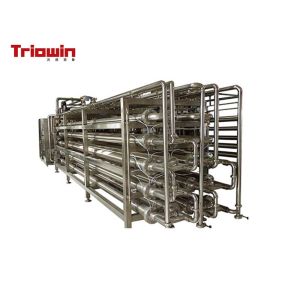 Quality Tube In Tube Food Sterilizer Machine , Juice Sterilizer SO 9001certification for sale