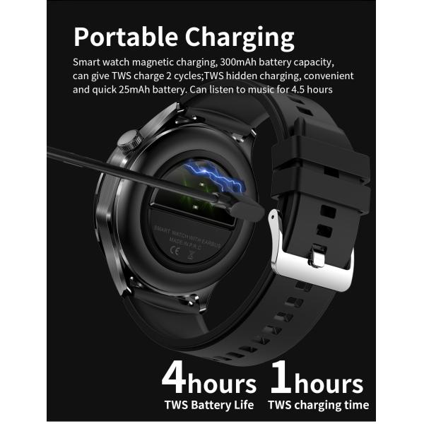 Stay Connected and Stay Fit with TWS Smart Watch The Ultimate Wearable T98