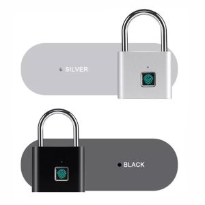 Tuya Smart Fingerprint Padlock Zinc Alloy Biometric Thumbprint Intelligent Door