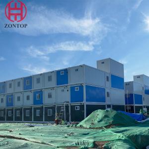 China Double Storey Container House For Outdoor Office Hotel Hospital Zontop light Steel Prefabricated Building Container Hous on sale