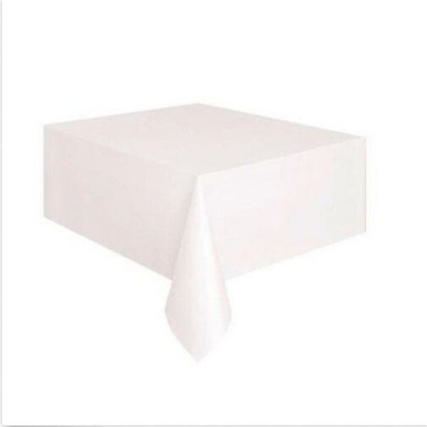 100% Compostable & Biodegradable Tablecloth -Rectangular Transparent White