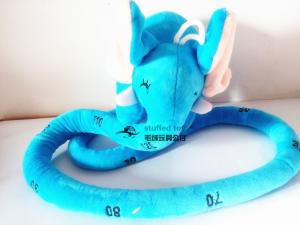 Quality Plush Blue 120cm Elephant Toy Stuffed Soft Surface Easily Hang Small Eye Cool GIFT  NEW Interesting Present FOR KIDS for sale