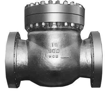 Buy Carbon Steel Swing Check Valve With Swing Full Bore And 150# RF Flange at wholesale prices