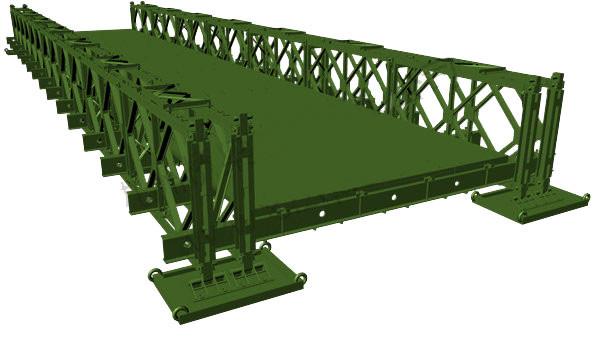 Buy Durable Industrial Prefab Steel Bridge Construction Galvanized Modular Steel Structure at wholesale prices