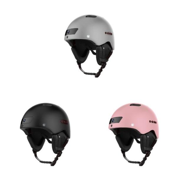 Mould Forming PC EPS Cycling Camera Helmet With Hazard Light