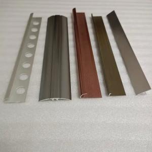 China Corner Aluminium Tile Edging Strip Rectangle Wall Decoration Protection on sale