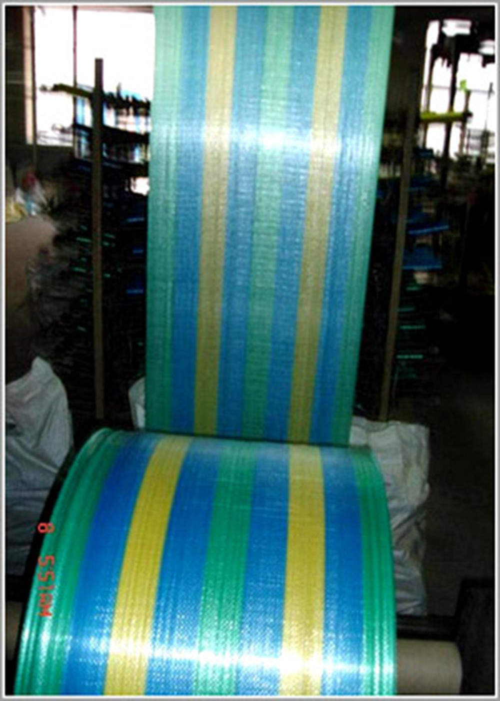 100% Virgin PP Woven Fabric Tubular Roll For Polypropylene Packaging Bags