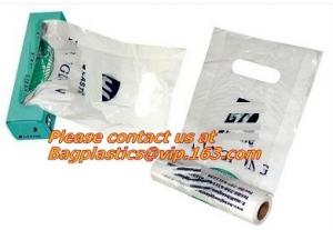 Quality Soft loop handle 100% biodegradable plastic bags plastic bag biodegradable, COMPOSTABLE for sale