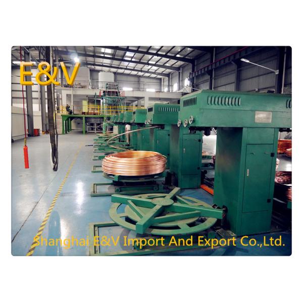 5000mt Long Bright Copper Wire Continuous Casting Machine With Air Clamping