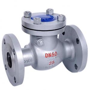 Quality ASME B16.34 And API 6D ANSI Flange Bolted Bonnet 316 Stainless Steel Swing Check Valve for sale