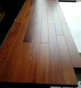 China Matt Exotic Brazilian Cherry Solid Wood Flooring, Solid Jatoba Hardwood Flooring on sale