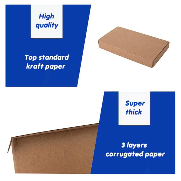 Environmental Waterproof Digital Accessories Box Corrugated Packaging Box For All Phone Type