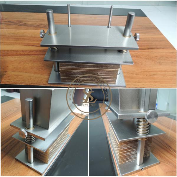 Stainless Steel Textile Testing Equipment , Perspiration Tester For Colour Fastness Test