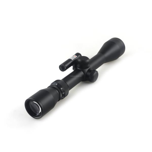 310mm Length Optical Hunting Scope 3-9x40 with Small Red Laser and 11mm/22mm Base Width