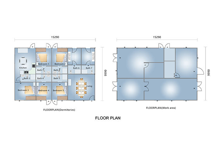 Best Prefab Modular Bungalows Home Steel House Kits For Factory Buildings And Dormitories