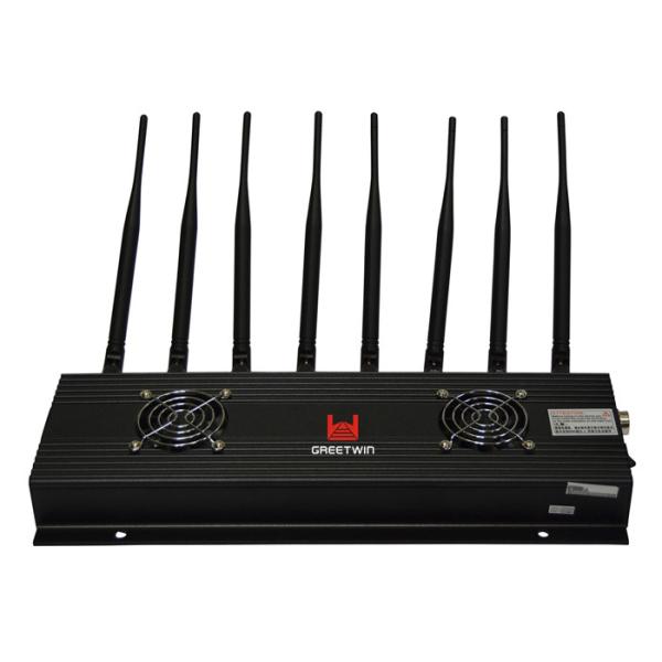 8 Band GPS Signal Jammer , Radio GPS Blocker Signal Jammer Satellite Phone