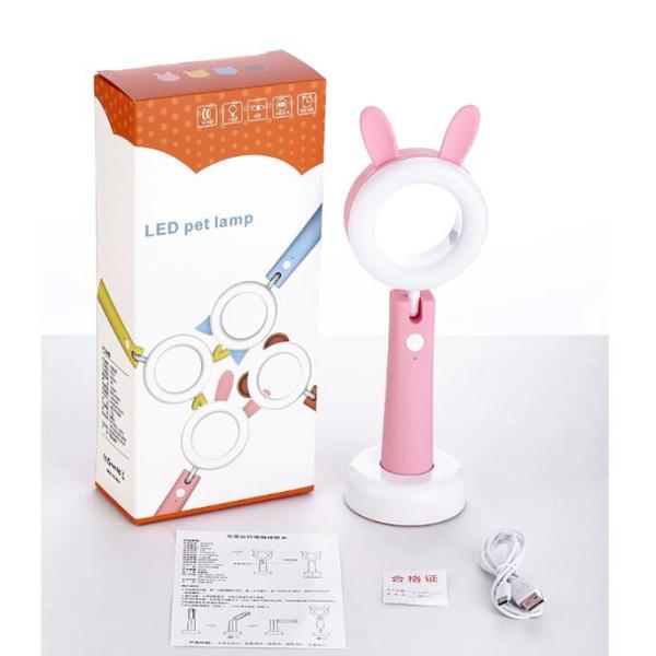 Warm and White Cute Pet LED Eye-protecting Desk Lamp USB Reading Table Lamp For Children