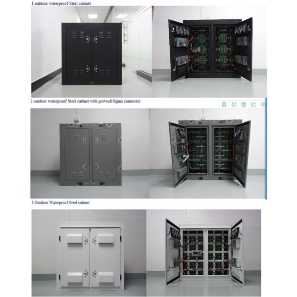 Lightweight HD 10mm Outdoor Fixed LED Display For Roadside 1/4 Scan Mode