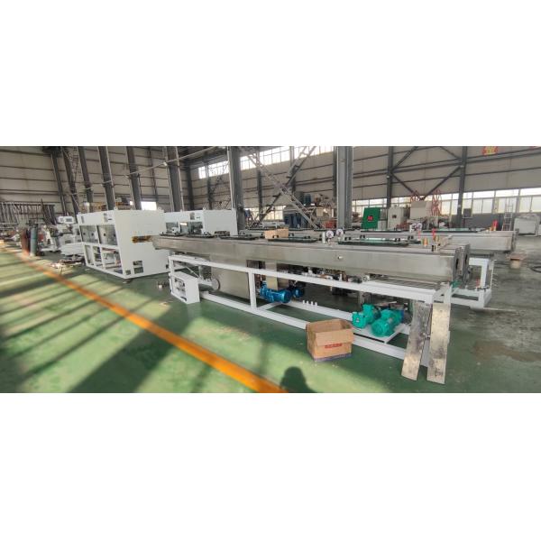 SHENZHEN HYPET High Speed PVC Pipe Making Machine , PVC-O High Filler Pipe Extrusion Production Line