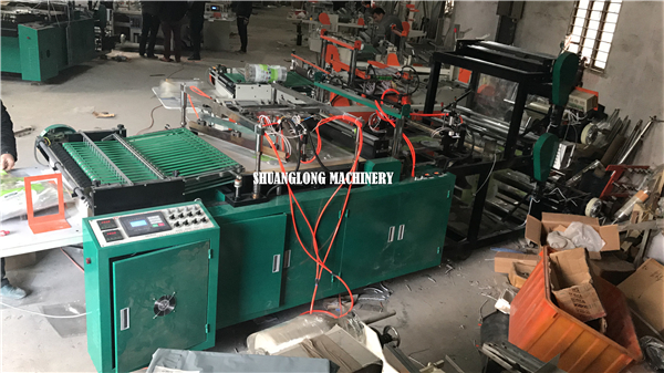 BOPP Plastic Flower Side Sealing Bag Making Machine 6000*1400*1600 MM Dimension
