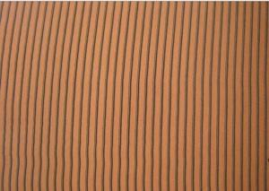 Quality 100% Polyester Wool Peach Stripe Fabric PD for sale