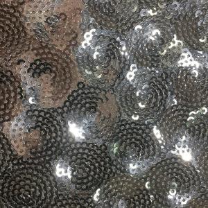 Quality Fish Scale Glitter Sequin Fabric , Sequin Dress Fabric Reversible Tablecloth for sale