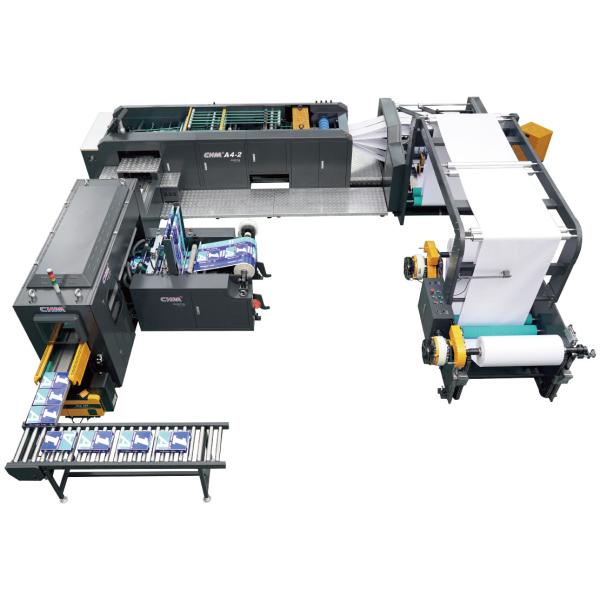 CHM A4 Paper Production Line with 10 reams/min Output, 840mm Net Width and Fully Automatic Ream Wrapping