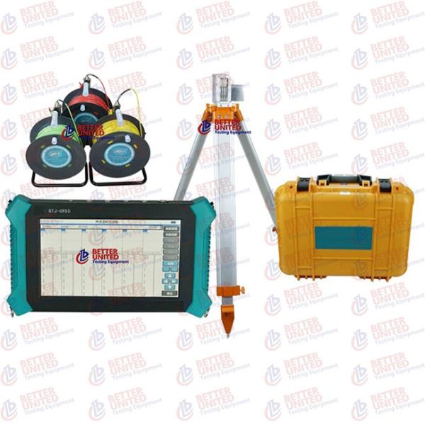 Three Channels Cross Hole Ultrasonic Monitor ASTM D6760-02 Standard