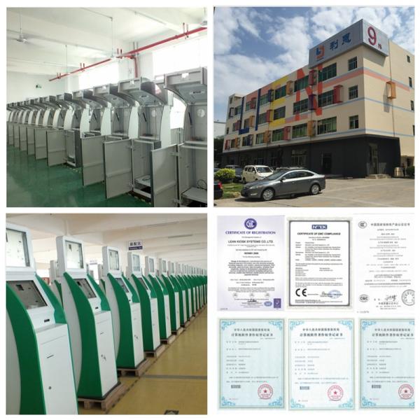 Interactive Touch Screen Half Outdoor Kiosk Waterproof With TFT LCD Monitor